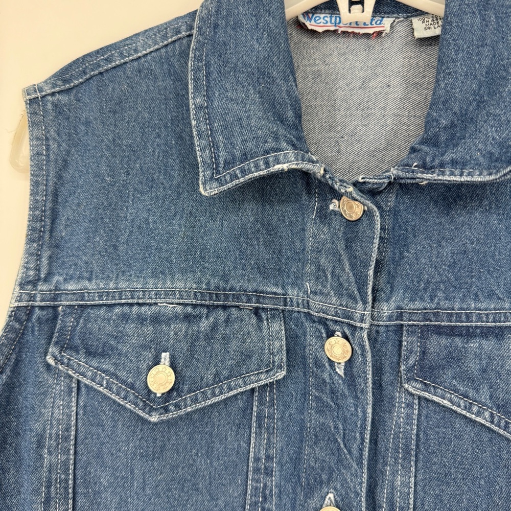 Vintage Westport Ltd. Jean denim vest - Picture 2 of 7